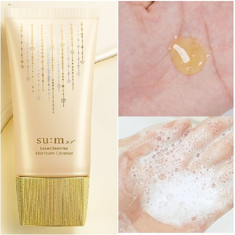 Sữa Rửa Mặt Tinh Chất Vàng Su:m37 LosecSumma Elixir Foam Cleanser 150ml