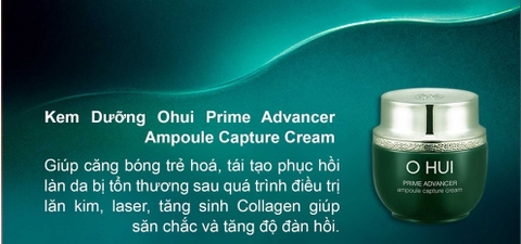 Kem ohui xanh Ohui Prime Advancer Ampoule Capture Cream 50ml