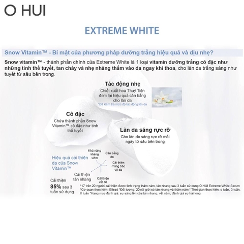 Set ohui trắng dưỡng trắng da Ohui Extreme White Special