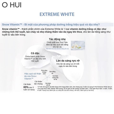 Tinh chất  trắng da và chống lão hóa OHUI Extreme White Serum 45ml