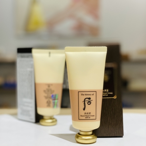 Kem Dưỡng Da Tay Whoo Vàng Gongjinhyang Royal Hand Cream 85ml