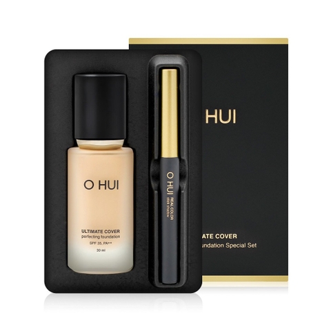 Bộ Kem Nền Ohui Ultimate Cover Perfecting Foundation Special Set Tone 2