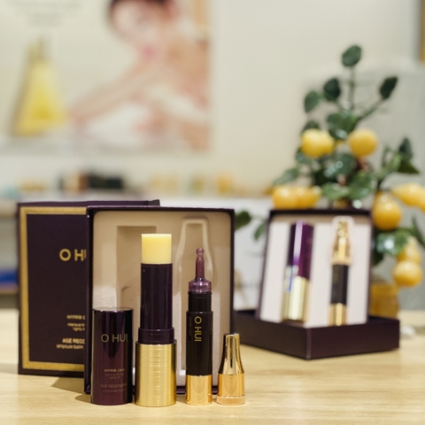 Thỏi Dưỡng Đa Năng Ohui Tím Ohui Age Recovery Ampoule Balm Special Set