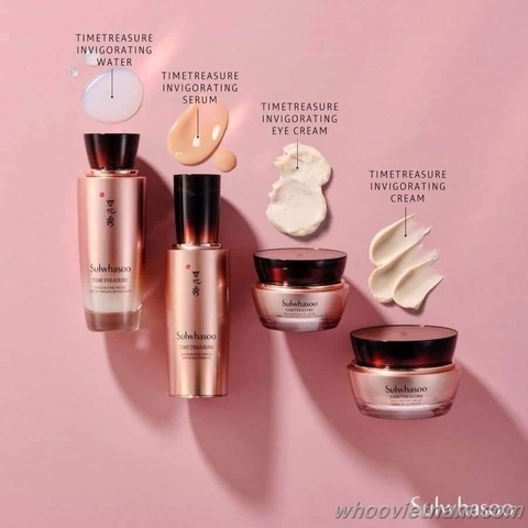 Set Kem Dưỡng Thông Đỏ Sulwhasoo Timetreasure Invigorating Cream