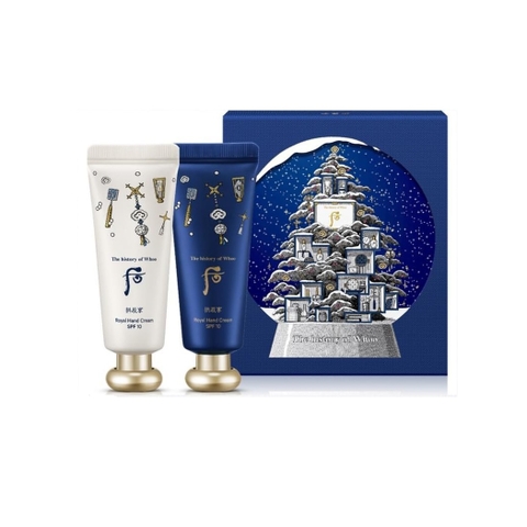 Kem Dưỡng Da Tay Whoo Royal Hand Cream SPF10 set