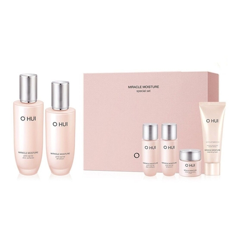 Bộ Dưỡng Da Dưỡng Ẩm Ohui Miracle Moisture 2pcs Special Set Mẫu Mới