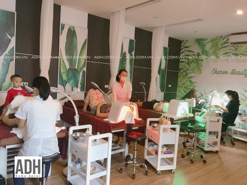 Tranh thực tế tại Spa  Sharon Beauty Thái Nguyên