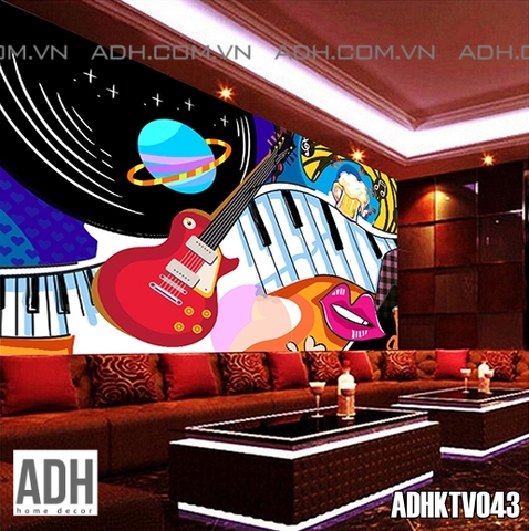 Tranh Dán Tường Karaoke ADHKTV043