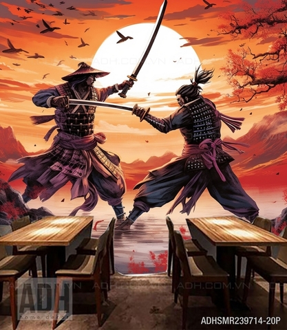 Tranh dán tường SAMURAI