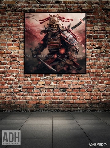 Tranh tráng gương chiến binh Samurai