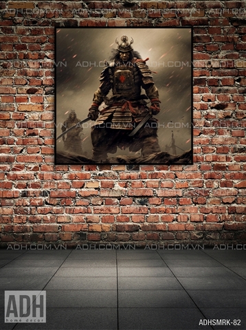 Tranh treo tường chiến binh Samurai
