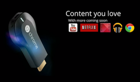 Google Chromecast, 35USD, giải pháp chơi video, nhạc trực truyến lên TV