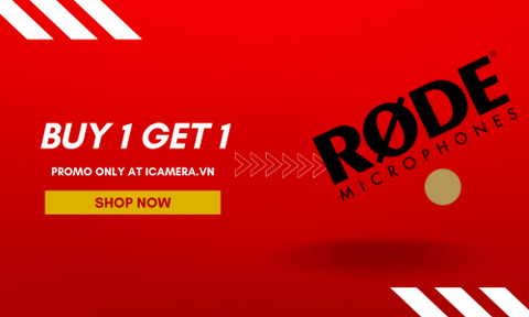 Chương trình khuyến mại khi mua sản phẩm RODE chỉ có tại iCamera.vn