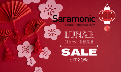 Chương trình giảm giá 20% chúc mừng năm mới 2024 - thương hiệu Saramonic