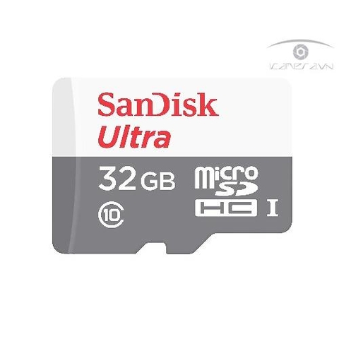 Thẻ Nhớ MicroSDXC SanDisk Ultra 32GB 100MB/s chính hãng SDSQUNS-032G-GN3MN