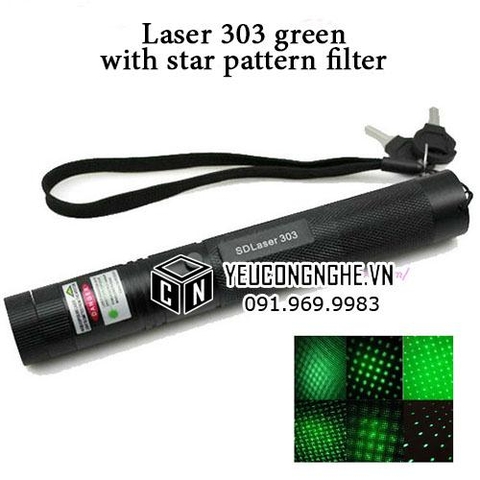 Bút laser cầm tay chiếu thẳng giá rẻ nhất Hà Nội model 303