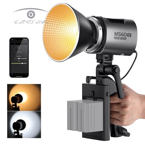 Đèn NEEWER MS60B Bi-color LED Video Light Handheld Spotlight