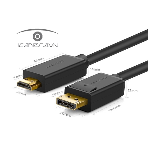 Cáp Displayport to HDMI dài 1,5m Ugreen UG-10239