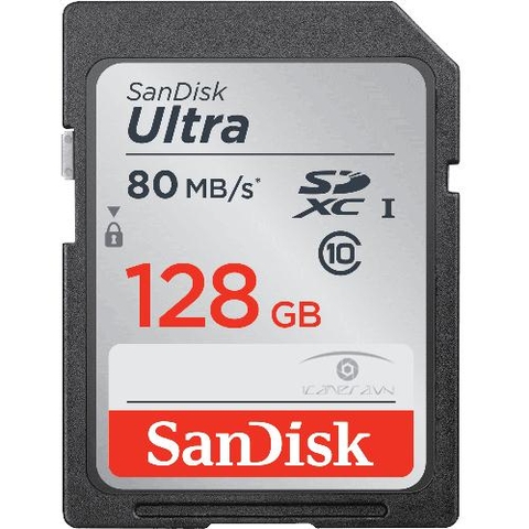 Thẻ nhớ SDXC SanDisk Ultra 128GB tốc độ 80MB/s SDSDUNC-0128G-GN6IN