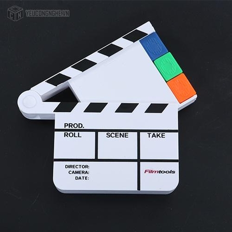 Bảng clapper board điện ảnh quay phim mini Film Tools kèm bút