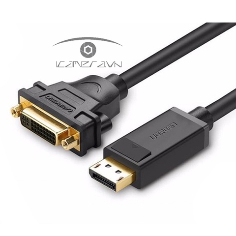 Cáp Displayport to DVI 24+5 âm chính hãng Ugreen 20405