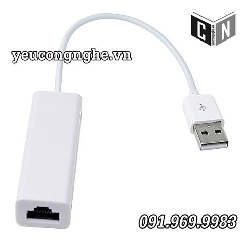 Thiết bị cáp kết nối Macbook Air, Macbook Pro với cổng Ethernet (LAN) - USB Ethernet Adapter