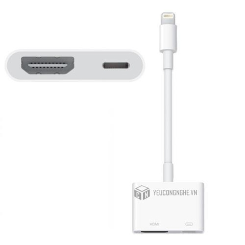 Cáp lightning to hdmi cho iPhone, iPad giá rẻ LC-02