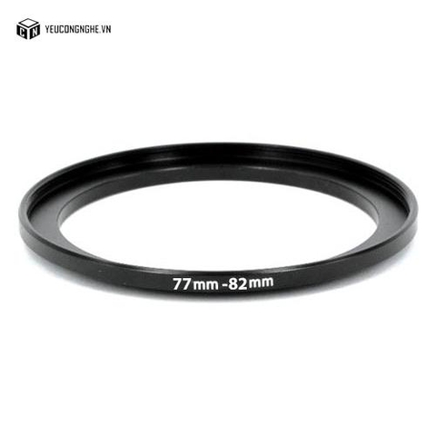 Vòng chuyển đổi filter phi 77mm sang 82mm hỗ trợ chụp ảnh ngoài trời cho camera DSLR