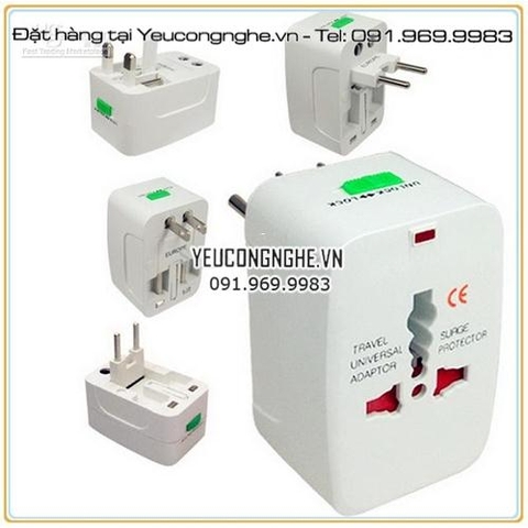 Ổ cắm điện đa năng du lịch universal travel adapter nhiều đầu