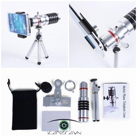 Ống kính telephoto zoom xa 18x đa năng cho mọi smartphone