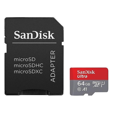 Thẻ nhớ microSDXC Sandisk Ultra A1 64GB tốc độ100Mb/s