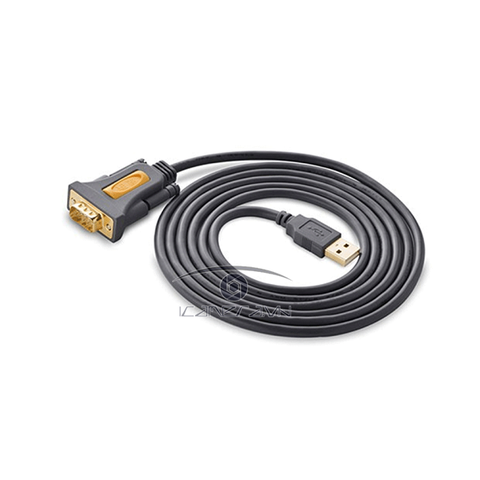 Cáp USB to Com RS232 DB9 chính hãng Ugreen 20211 dài 1.5m