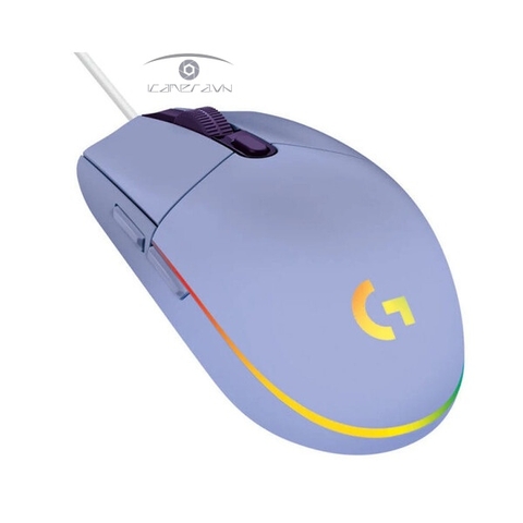 Chuột Gaming có dây Logitech G203 Màu Tím Lilac (910-005853)