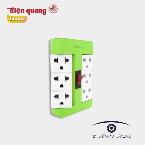 Ổ cắm Xoay 90° Điện Quang ĐQ ESK RT 63 (6 lỗ 3 chấu )