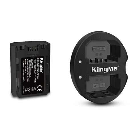 Combo 2 pin 1 sạc đôi Kingma NP-FZ100