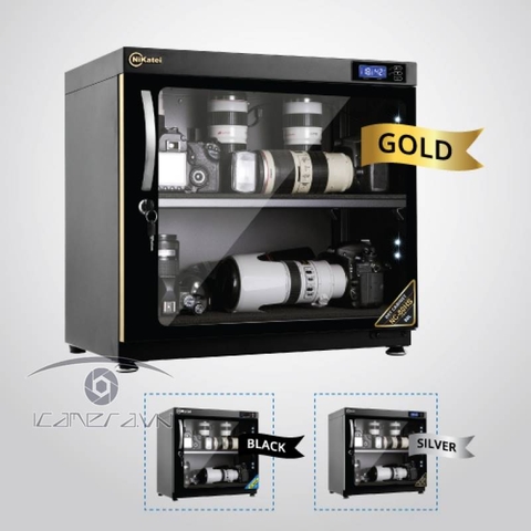 Tủ chống ẩm Nikatei NC-80HS Gold/Silver (80 lít - tự động)