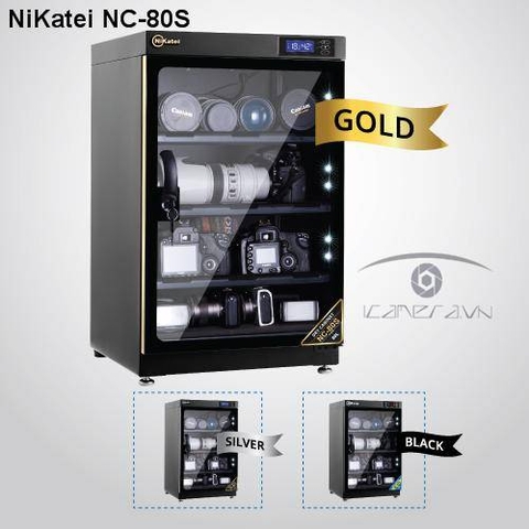 Tủ chống ẩm Nikatei NC-80S Gold/Silver ( 80 lít - tự động )