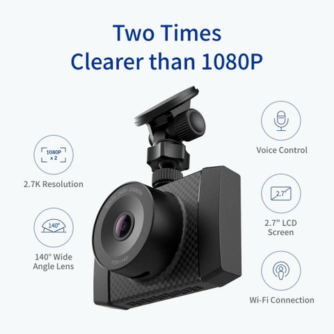 Camera hành trình cho xe hơi YI Ultra Dash 2.7K King Edition