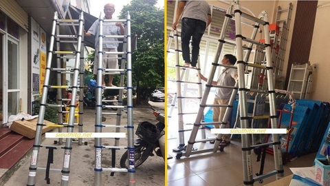 Thang rút chữ a 2,2m Nikita NKT - Ai44