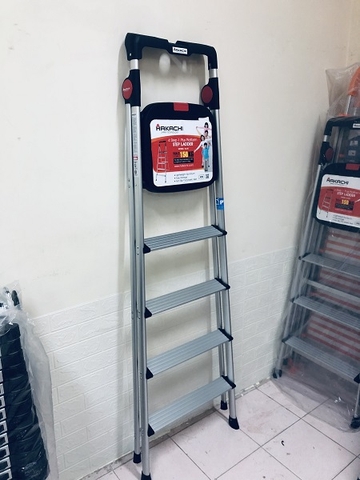 Thang nhôm ghế 5 bậc Hakachi HL-05