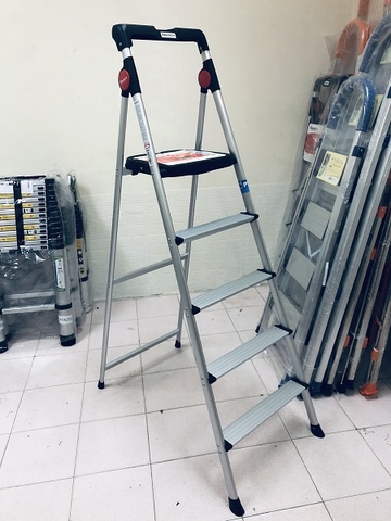 Thang nhôm ghế 5 bậc Hakachi HL-05