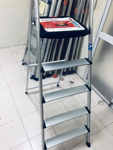 Thang nhôm ghế 5 bậc Hakachi HL-05