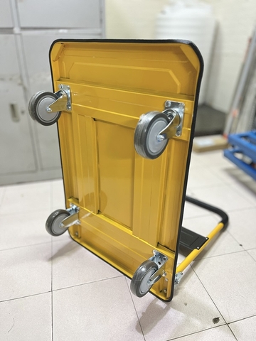 Xe đẩy hàng sàn thép 4 bánh T300 (300kg)