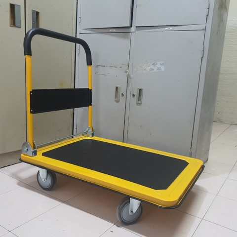 Xe đẩy hàng sàn thép 4 bánh T300 (300kg)