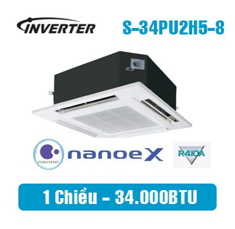 Điều hòa âm trần Panasonic 1 chiều Inverter 34.100 BTU S-34PU2H5-8/U-34PS2H5-8