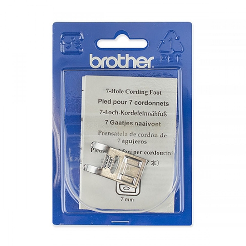 Chân vịt đính len 7 dây Brother F020N (7-Hole Cording Foot)