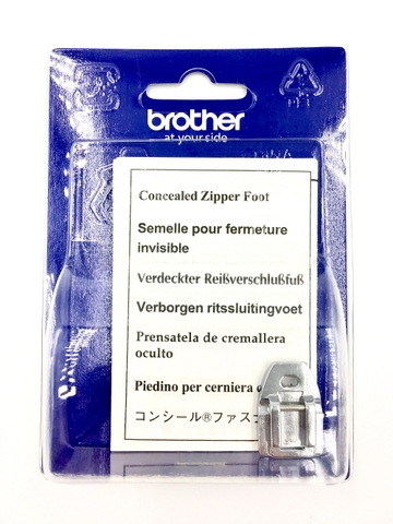 Chân vịt giọt nước may dây kéo Brother F004N (Conceal fastner foot) - Doanh Dao