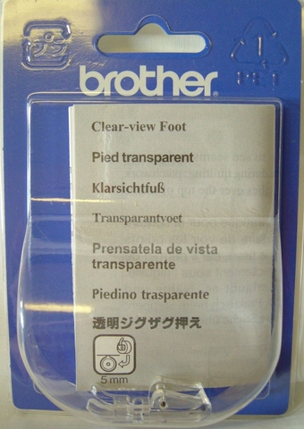 Chân vịt may đắp trong suốt Brother F022N (Clear View Foot Vertical)