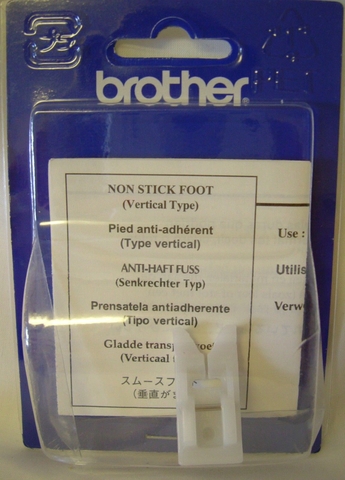 Chân vịt may trên mặt bóng Brother F008N (Non Stick Foot Vertical)