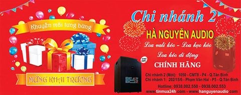 HÀ NGUYỄN AUDIO KHAI TRƯƠNG CHI NHÁNH MỚI VÀ ĐƯA VÀO HOẠT ĐỘNG THÁNG 8/2017